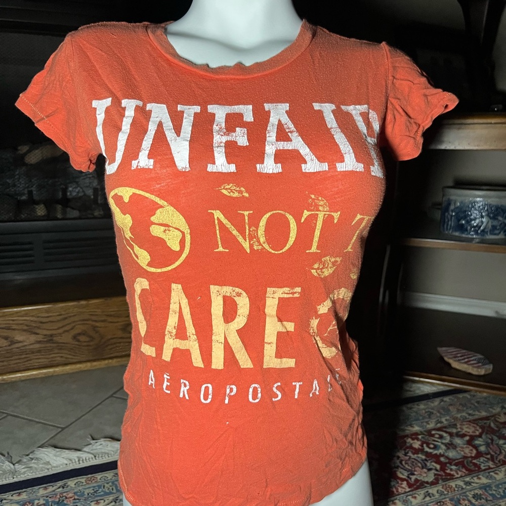 Aeropostale Red Graphic Tee